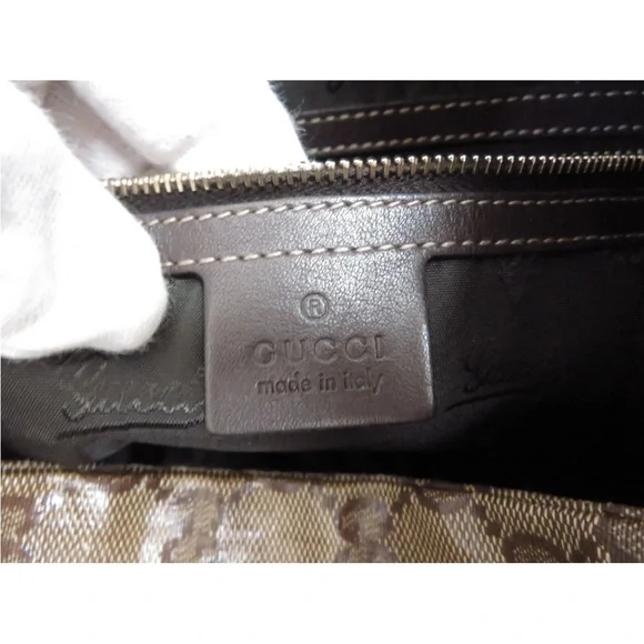 Authentic Gucci GG Crystal Hysteria Tote Hand Bag